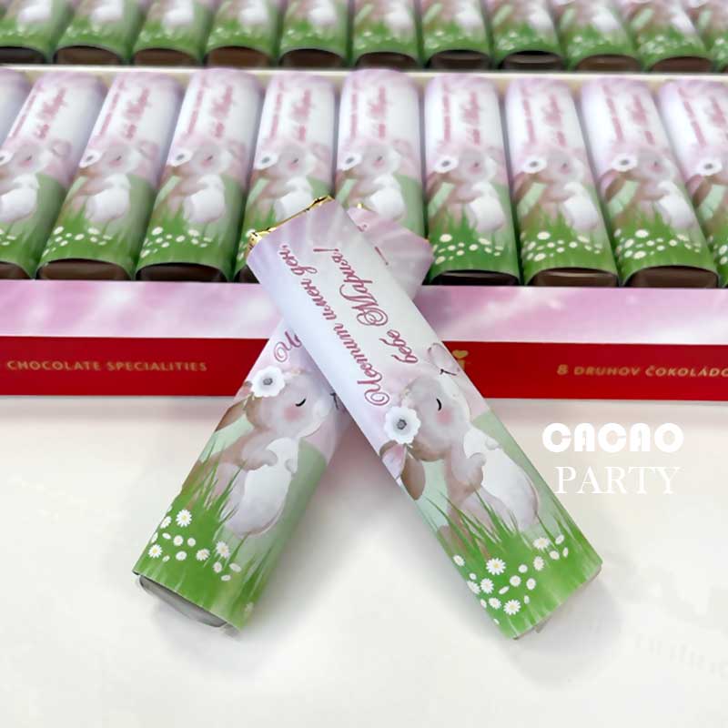 персонализирани бонбони със зайче